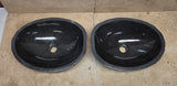 Handmade Natural Oval River Stone  Bathroom Basin TWIN SETS A & B RM 25072007