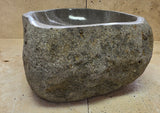 Handmade Natural Oval River Stone  Bathroom Basin  RS 2409040