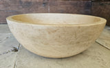 Turkish Travertine Oval Mount Basins
