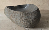 Handmade Natural Oval River Stone  Bathroom Basin  RVL 240948
