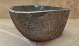 Handmade Natural Oval River Stone  Bathroom Basin  RL 25072031