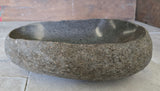 Handmade Natural Oval River Stone  Bathroom Basin  RVS 2409066
