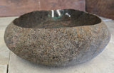 Handmade Natural Oval River Stone  Bathroom Basin  RVM 2409074