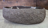 Handmade Natural Oval River Stone  Bathroom Basin  RVM 2409004