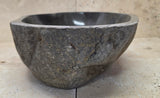 Handmade Natural Oval River Stone  Bathroom Basin  RM 25072091