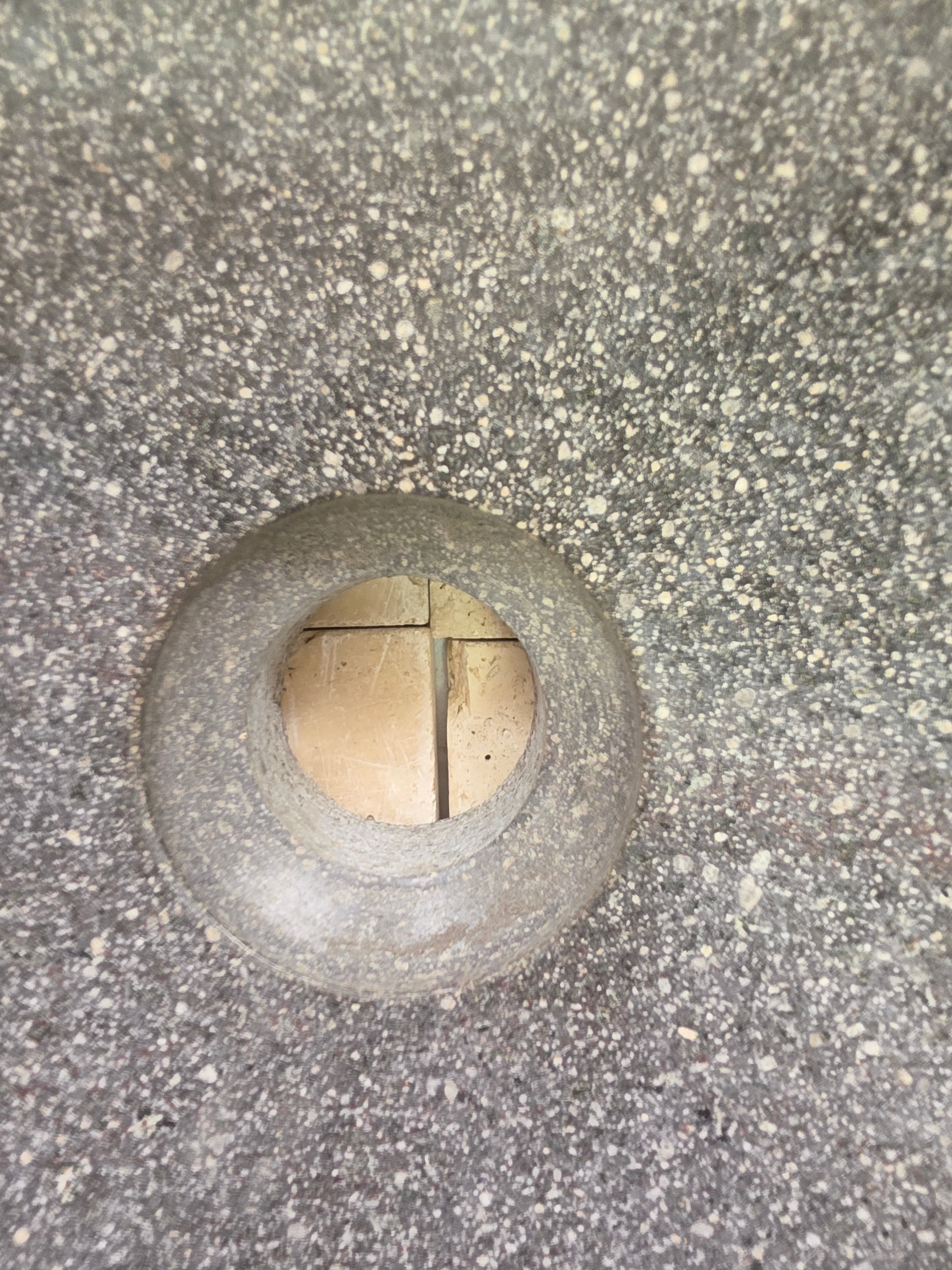 Handmade Natural Oval River Stone  Bathroom Basin  RVS 2409033