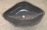 Handmade Natural Oval River Stone  Bathroom Basin  RL 25072021
