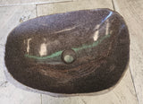 Handmade Natural Oval River Stone  Bathroom Basin  RVM 2409043