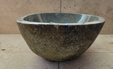 Handmade Natural Oval River Stone  Bathroom Basin  RS 2409024
