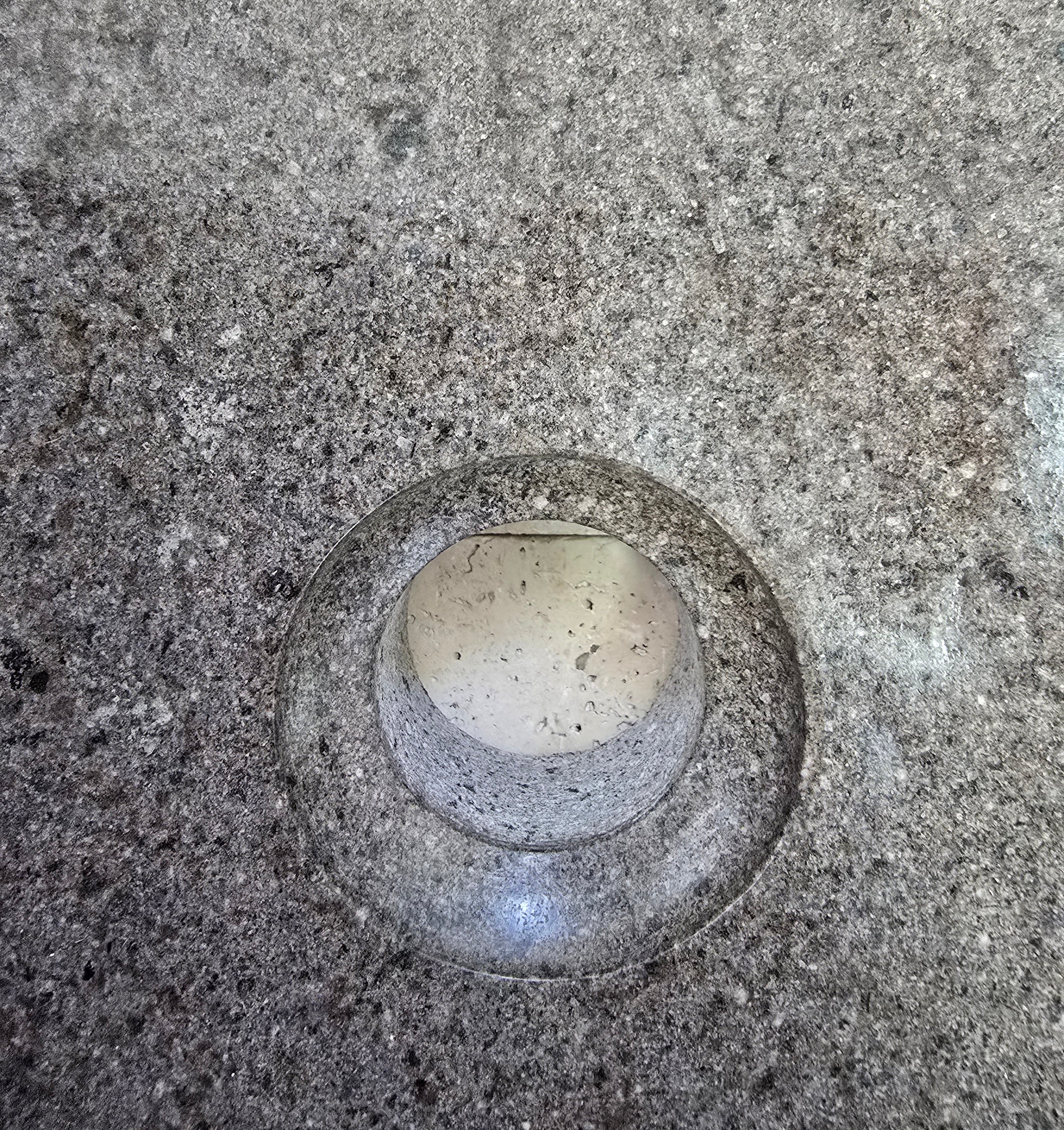 Handmade Natural Oval River Stone  Bathroom Basin  RL 240965