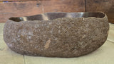 Handmade Natural Oval River Stone  Bathroom Basin  RVM 2409004