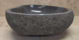 Handmade Natural Oval River Stone  Bathroom Basin  RS 24091123