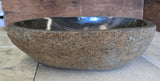 Handmade Natural Oval River Stone  Bathroom Basin  RM 2409019
