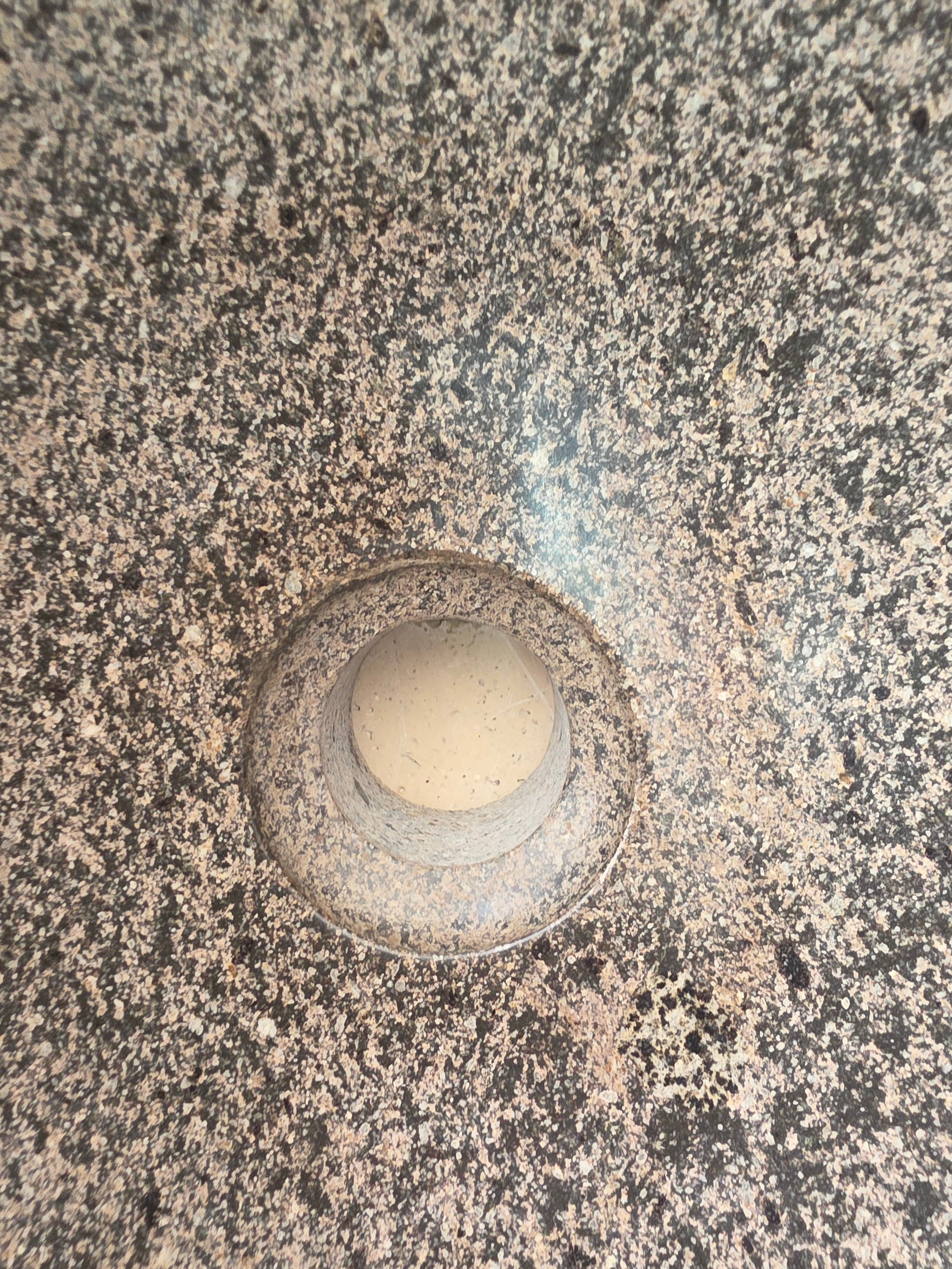 Handmade Natural Oval River Stone  Bathroom Basin  RS 2409079