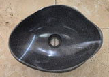 Handmade Natural Oval River Stone  Bathroom Basin  RVS 2409018