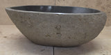 Handmade Natural Oval River Stone  Bathroom Basin  RM 2409110