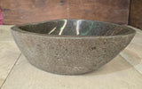 Handmade Natural Oval River Stone  Bathroom Basin  RS 2409015