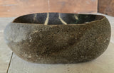 Handmade Natural Oval River Stone  Bathroom Basin  RVS 2409035