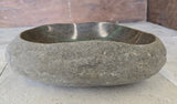 Handmade Natural Oval River Stone  Bathroom Basin  RVS 2409045