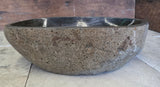 Handmade Natural Oval River Stone  Bathroom Basin  RM 2409019
