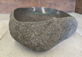 Handmade Natural Oval River Stone  Bathroom Basin  RVM 2409098