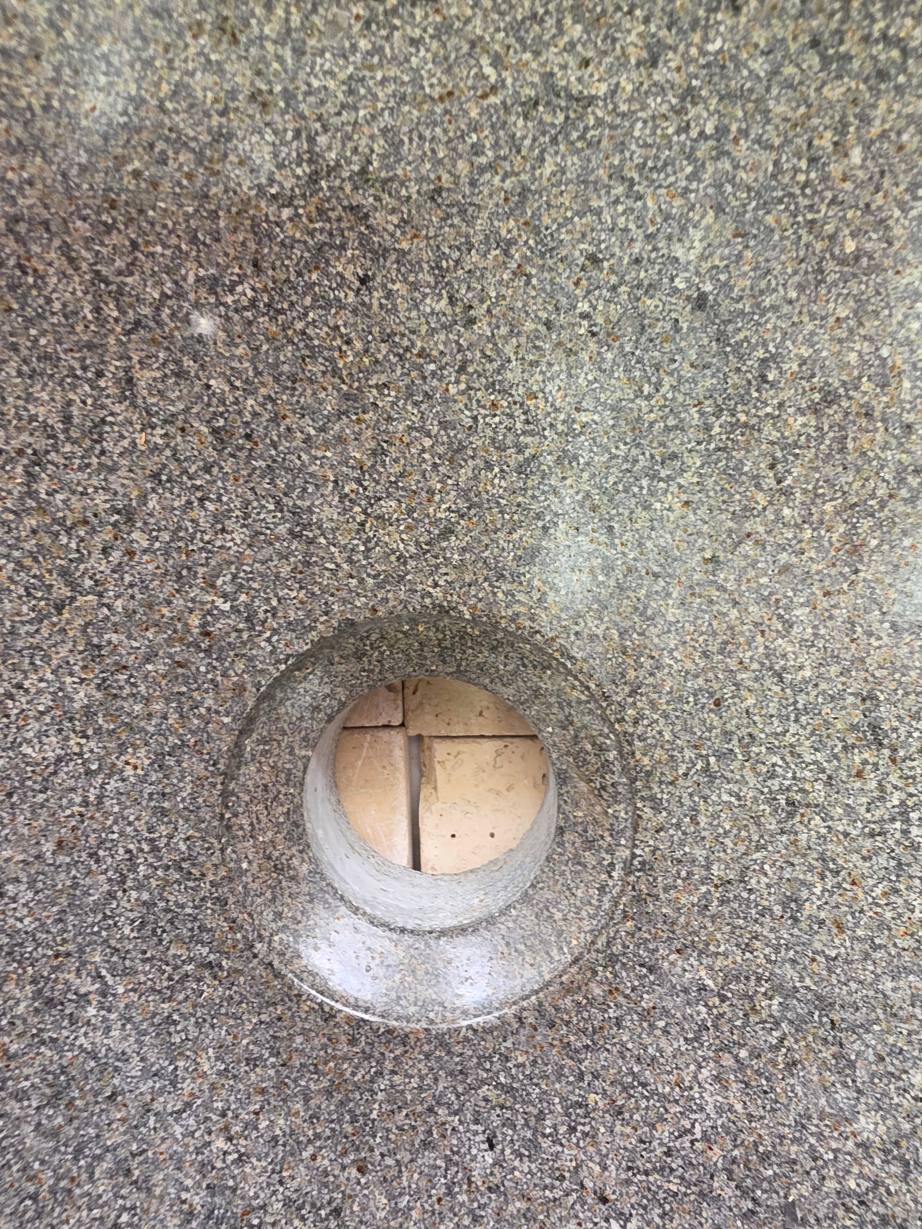 Handmade Natural Oval River Stone  Bathroom Basin  RVS 2409013