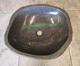 Handmade Natural Oval River Stone  Bathroom Basin  RM 2409118