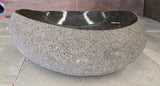 Handmade Natural Oval River Stone  Bathroom Basin  RVS 2409008