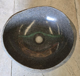 Handmade Natural Oval River Stone  Bathroom Basin  RVS 2409035