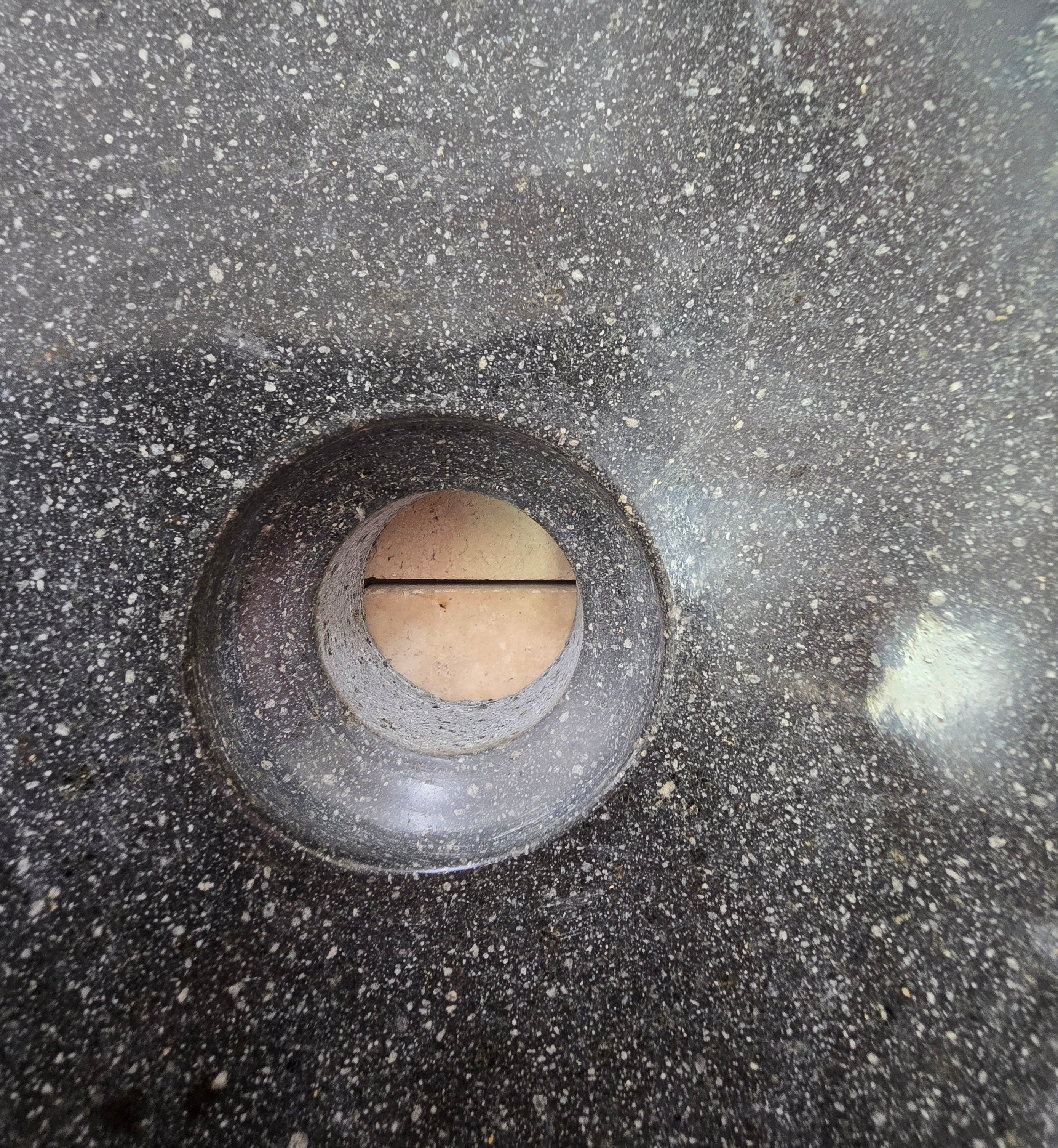 Handmade Natural Oval River Stone  Bathroom Basin  RVS 2409034