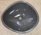 Handmade Natural Oval River Stone  Bathroom Basin  RS 240925