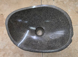 Handmade Natural Oval River Stone  Bathroom Basin  RS 2409080
