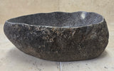 Handmade Natural Oval River Stone  Bathroom Basin  RVM 2409030