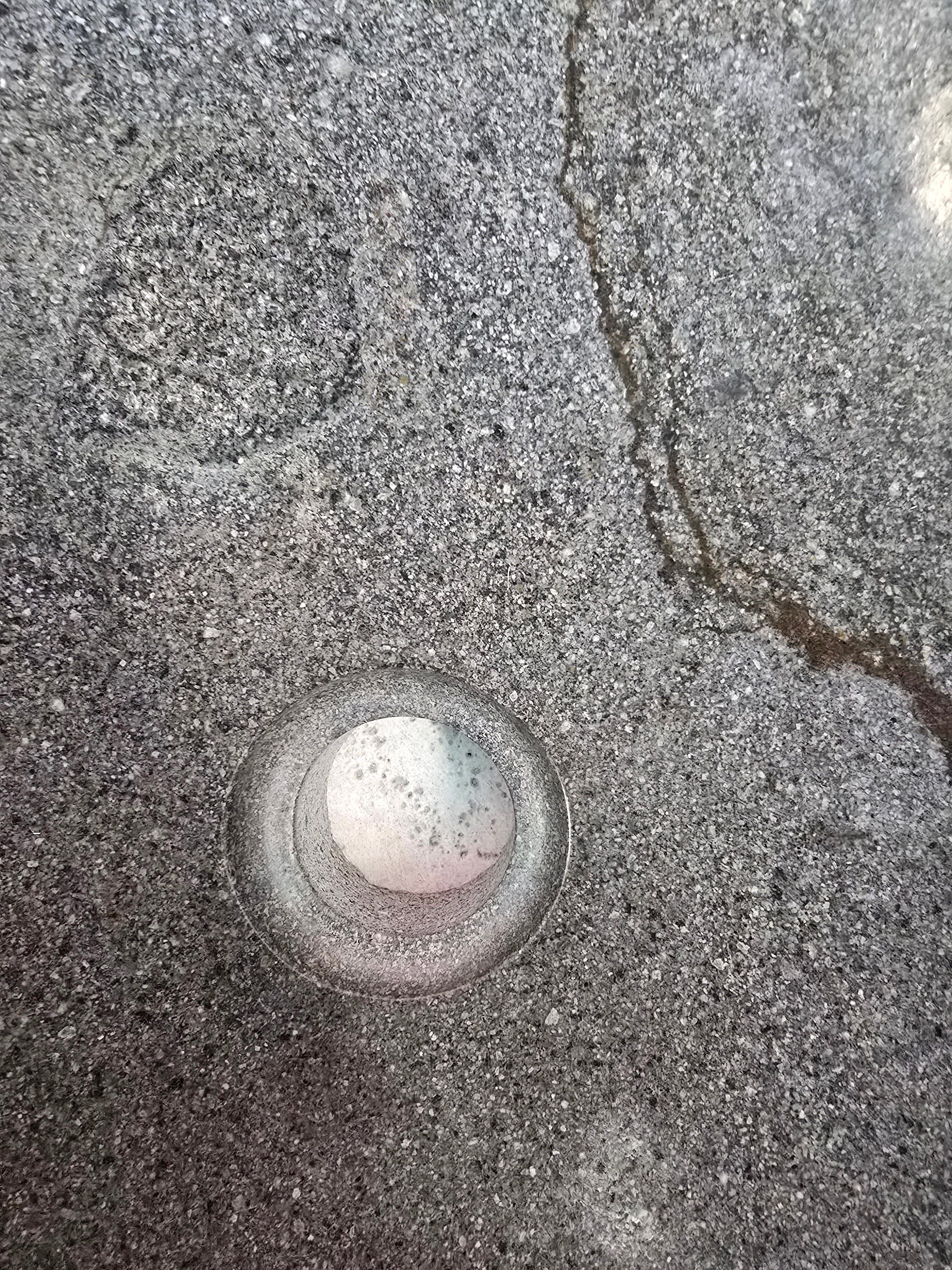 Handmade Natural Oval River Stone  Bathroom Basin  RS 2409014