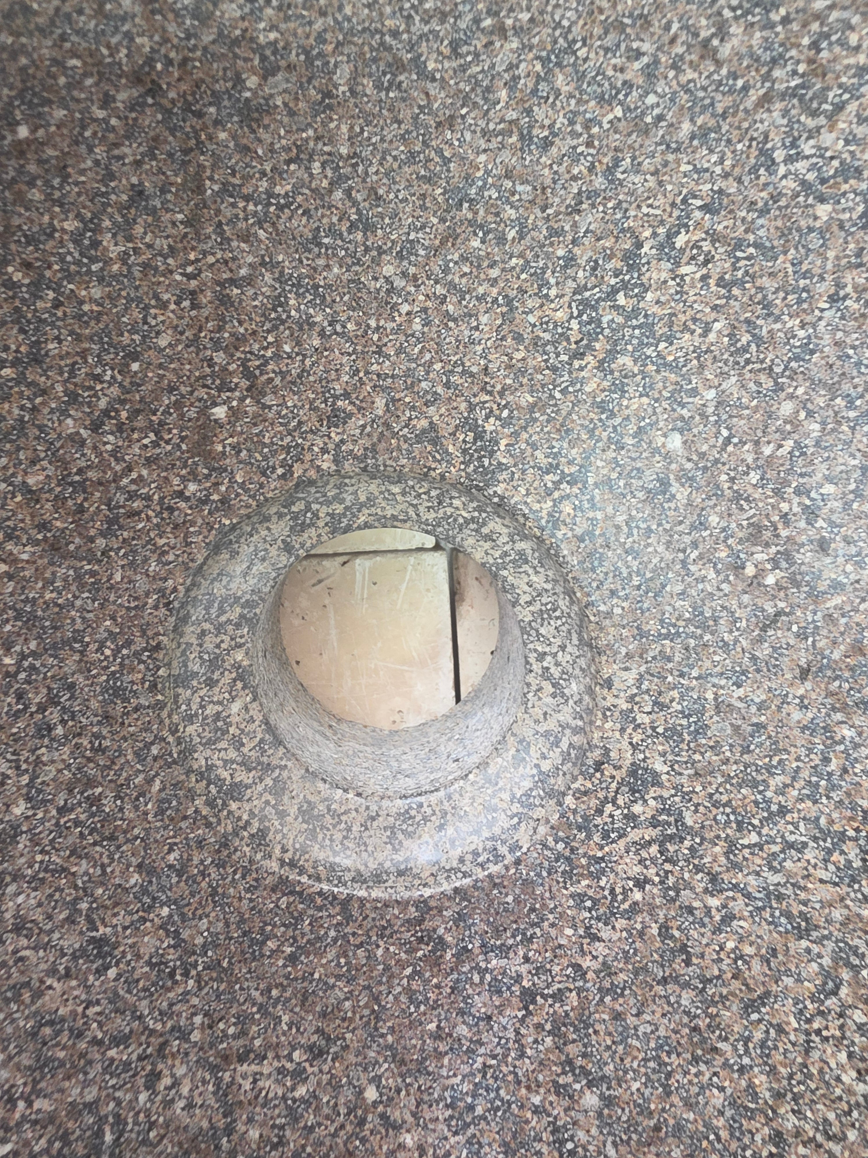 Handmade Natural Oval River Stone  Bathroom Basin  RVS 2409077