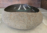 Handmade Natural Oval River Stone  Bathroom Basin  RVS 2409008