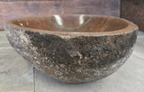 Handmade Natural Oval River Stone  Bathroom Basin  RM 2409067