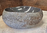 Handmade Natural Oval River Stone  Bathroom Basin  RVS 2409086