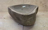 Handmade Natural Oval River Stone  Bathroom Basin  RM 25072098