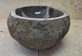 Handmade Natural Oval River Stone  Bathroom Basin  RS 25072013