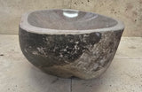 Handmade Natural Oval River Stone  Bathroom Basin  RM 2409063