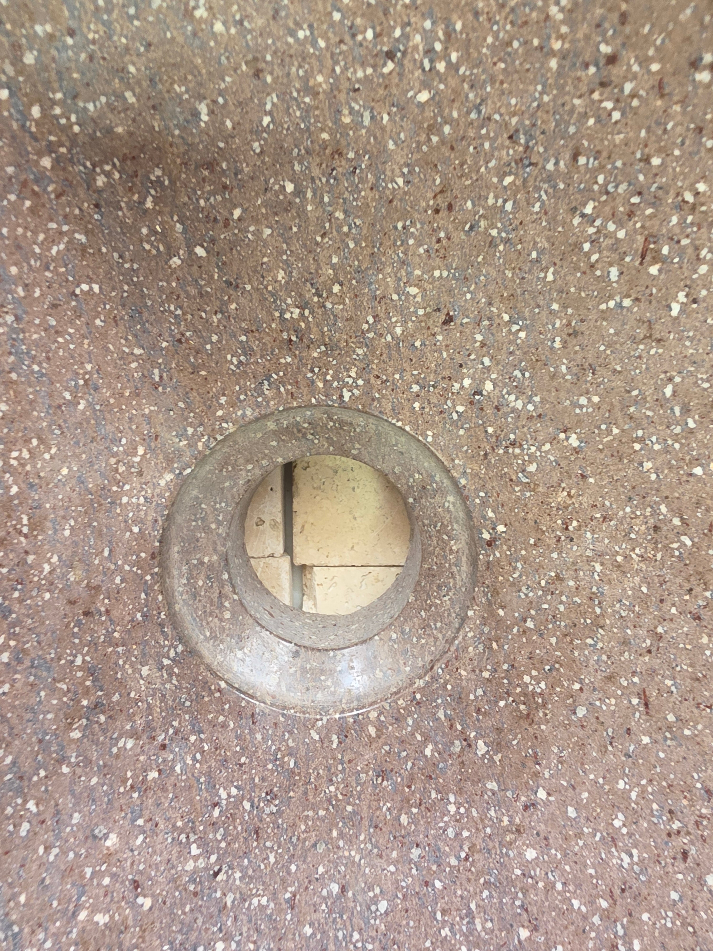 Handmade Natural Oval River Stone  Bathroom Basin  RS 2409030