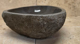 Handmade Natural Oval River Stone  Bathroom Basin  RM 25072069