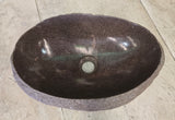 Handmade Natural Oval River Stone  Bathroom Basin  RVM 2409004