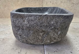 Handmade Natural Oval River Stone  Bathroom Basin  RS 2409001