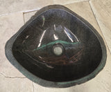 Handmade Natural Oval River Stone  Bathroom Basin  RS 2409013