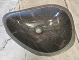 Handmade Natural Oval River Stone  Bathroom Basin  RM 2409013