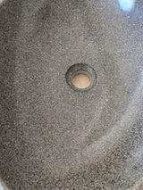Handmade Natural Oval River Stone  Bathroom Basin  RVM 2409087