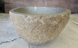 Handmade Natural Oval River Stone  Bathroom Basin  RM 2409049