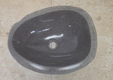Handmade Natural Oval River Stone  Bathroom Basin  RS 25072041